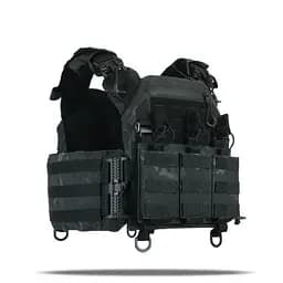 Плитоноска Kiborg GU gen.2 + 3 підсумки Black Multicam (1000-k77003) - мініатюра 3