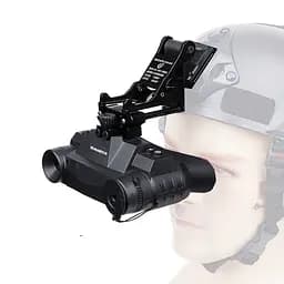 Полный комплект очки ночного видения ПНВ с невидимой подсветкой 940nm Ziyouhu G1 + крепление на шлем (100937-989)