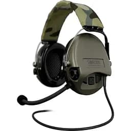 Активные наушники Sordin Supreme MIL CC с верхним держателем зеленые