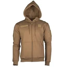 Реглан з капюшоном на блискавці Mil-Tec hoodie Койот 11472019 - 2XL