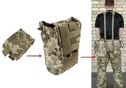 Підсумок для скидання магазинів піксель ЗСУ MM-14 (MOLLE, на тактичний пояс, розвантаження, РПС)