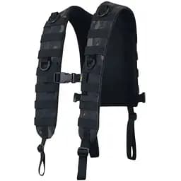 Лямки мягкие для тактических поясов РПС Kiborg с эвакуационной ручкой Black Multicam (1000-k3024)