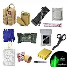 Аптечка укомплектованная (базовая) №1 Rescue Ready в подсумке с быстрым сбросом