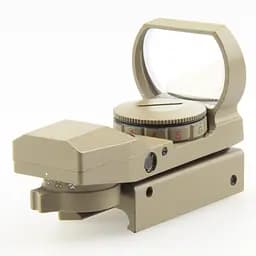 Приціл prosupplies @ campo Sport Reflex Rojo/Green Dot Sight з 4 сітками метал Alcance Tan - мініатюра 3