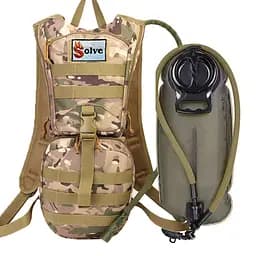 Тактичний гідратор-рюкзак Solve MOLLE 3 л питна система KT6004806 Мультикам