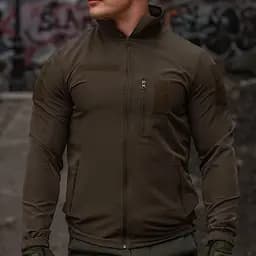 Куртка-вітрівка тактична Double weave Falcon колір олива, 62