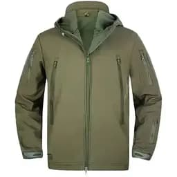 Тактична куртка флісова з підкладкою Solve KT6001001 Олива Shark Skin Softshell Assault розмір S