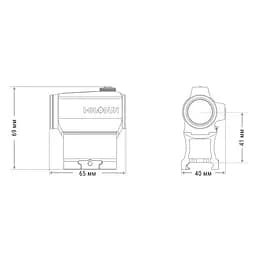 Коліматорний приціл HOLOSUN HE403C-GR - мініатюра 6