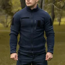 Кофта тактична флісова Синя, 60