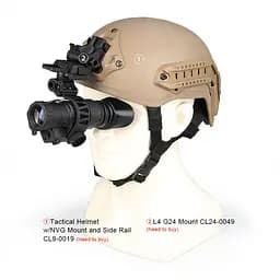 Монокуляр нічного бачення Night Vision PVS-14 4х з J-arm кріпленнями на шолом - мініатюра 2