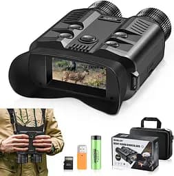Бінокль нічного бачення NV500 5X 1080P (до 500м) Full Dark IR + карта 32G - мініатюра 3