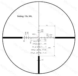 Приціл оптичний Vector Optics Paragon 3-15x44 (25,4 мм) illum. SFP Zero-Stop - мініатюра 2