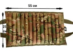 Килимок для сошок стрілецький GEN 3 55×25 см | Великий мат із піском для стабільності зброї - мініатюра 2