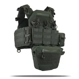 Плитоноска Kiborg GU gen.2 + 6 підсумків Khaki (1000-k55000) - мініатюра 3