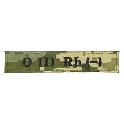 Нашивка група крові 0 (I) Rh (-)
