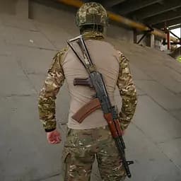 Ремінь Kiborg 3-точковий для АК РПК MultiCam (1000-k8070) - мініатюра 10