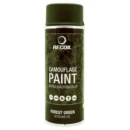 Краска маскировочная аэрозольная RecOil зеленый лес 400 мл