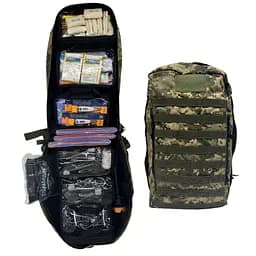 Аптечный набор (тактический рюкзак) военного медика с турникетами SAM XT