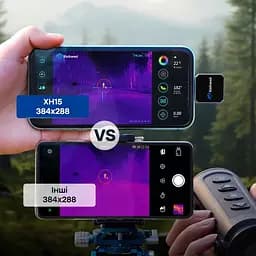 Тепловізор для смартфона на Android Xinfrared XH15 + тримач (90-00031) - мініатюра 8