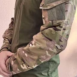 Сорочка чоловіча тактична з липучками мультикам ЗСУ Україна Ubaks Убакс XXXL 56 р - мініатюра 4
