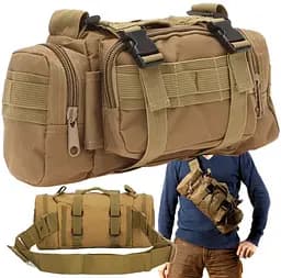 Тактична армійська чоловіча сумка Molle Combat Sachet койот