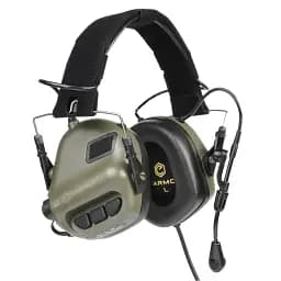 Наушники Earmor M32 Green активные с микрофоном