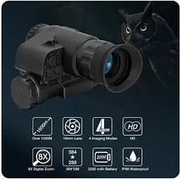 Прилад нічного бачення NVG 10 Night Vision + кріплення + шолом - мініатюра 6