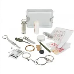 Набір Mil-Tec SURVIVAL KIT ALU BOX (16027100) - мініатюра 1