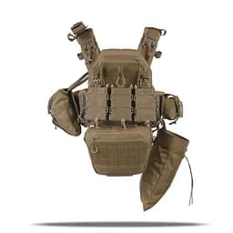 Плитоноска Kiborg GU gen.2 + 8 підсумків Coyote (1000-k66001) - мініатюра 5