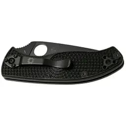 Ніж Spyderco Tenacious Black Blade Half Serrated Lightweight - мініатюра 3