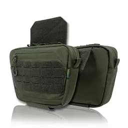 Сумка-напашник Kiborg GU Cordura XL Khaki (1000-k1980) - мініатюра 2