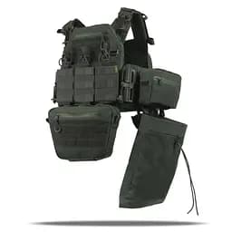 Плитоноска Kiborg GU gen.2 + 6 підсумків Khaki (1000-k55000) - мініатюра 4