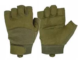 Тактичні рукавички Mil-Tec без пальців Olive 12538501 - розмір XL