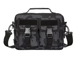 Дорожня тактична сумка для документів та планшета Solve з USB Dark Camo KT6007031 - мініатюра 1