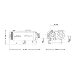 Цілевказівник (тактичний блок) Holosun LS321-RD (LS321R) Red & IR/IR illuminator - мініатюра 8