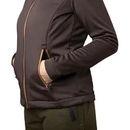 Кофта Seeland Emily fleece M Коричневий - мініатюра 4