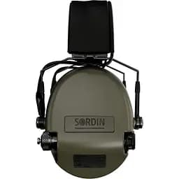 Активні навушники Sordin Supreme MIL AUX Slim з верхнім тримачем зелені - мініатюра 5
