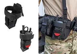 Підсумок під турникет чорний (MOLLE, CAT, підсумок на розгрузку, жилет, РПС) - мініатюра 3