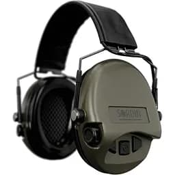 Активные наушники Sordin Supreme MIL AUX Slim с верхним держателем зеленые