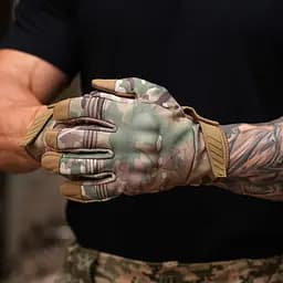 Рукавички тактичні Softshell Light мультикам