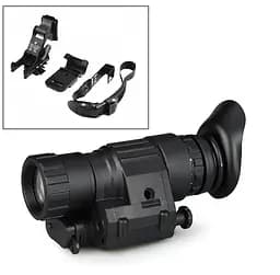 Монокуляр нічного бачення Night Vision PVS-14 4х (до 400м) + набір кріплень на шолом
