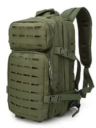 Тактичний похідний рюкзак Solve на 20 л Laser Cut MOLLE Олива KT6003201