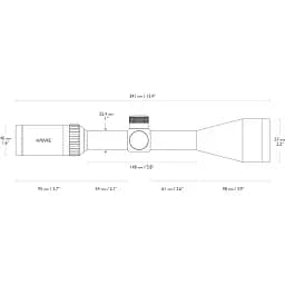 Приціл оптичний Hawke Vantage 4-12х50 сітка 22 LR Subsonic з підсвічуванням - мініатюра 4