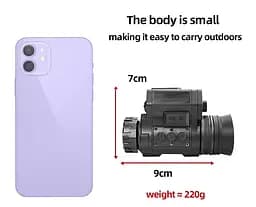 Монокуляр нічного бачення NVG50 Pro + Wilcox L4G24 + міст (до 600м у темряві) - мініатюра 7