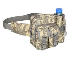 Поясная армейская сумка с карманом для бутылки воды