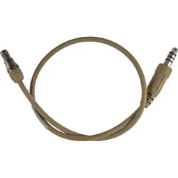 Адаптер-кабель Ops-Core AMP U174 Downlead Mono Binaural 21" Tan