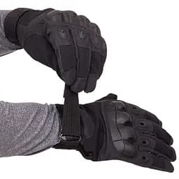 Тактичні рукавиці T-Gloves розмір L чорні - мініатюра 3