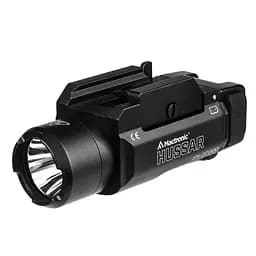 Фонарь подствольный тактический Mactronic Hussar 1050 лм 250 м Cree XP-L Picatinny Glock CR123A RCR123A DSS IPX6 черный