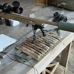 Килимок для сошок стрілецький GEN 1 35×25 см | Малий мат із піском для стабільності зброї - мініатюра 8