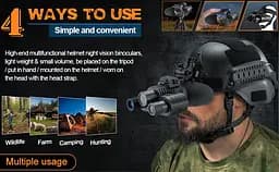 Прилад нічного бачення NV-880 8x16MP із цифровим зумом 1080P HD WiFi 850nm (до 600м у темряві) - мініатюра 5